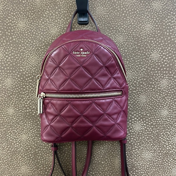 🔥🔥🔥Kate Spade Natalia Convertible Quilted Leather Mini Backpack - Picture 1 of 15